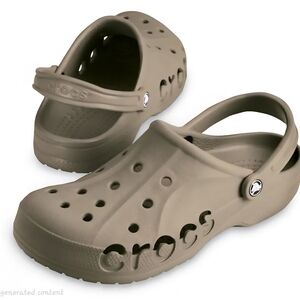 Crocs Baya Unisex Clogs in a Neutral Color Size L-8 M-6